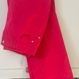 st john sport pink jeans pants woman’s size 12